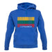 Lithuania Barcode Style Flag unisex hoodie