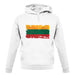 Lithuania Grunge Style Flag unisex hoodie