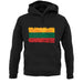 Lithuania Grunge Style Flag unisex hoodie