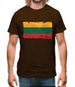 Lithuania Grunge Style Flag Mens T-Shirt