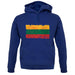 Lithuania Grunge Style Flag unisex hoodie