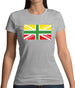 Lithuanian Union Jack Womens T-Shirt