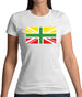 Lithuanian Union Jack Womens T-Shirt