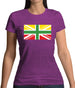 Lithuanian Union Jack Womens T-Shirt
