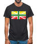 Lithuanian Union Jack Mens T-Shirt