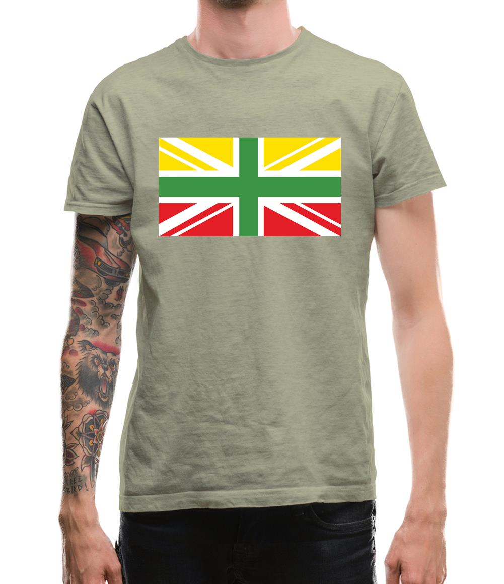 Lithuanian Union Jack Mens T-Shirt