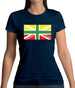 Lithuanian Union Jack Womens T-Shirt