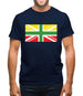 Lithuanian Union Jack Mens T-Shirt
