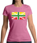 Lithuanian Union Jack Womens T-Shirt