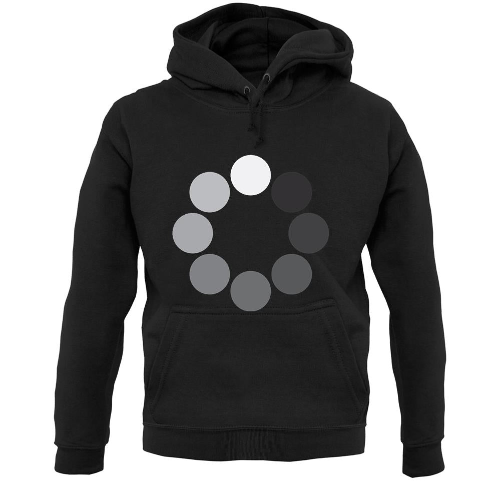 Loading Screen Buffering Circles Unisex Hoodie