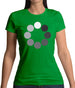 Loading Screen Buffering Circles Womens T-Shirt