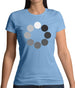 Loading Screen Buffering Circles Womens T-Shirt