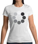 Loading Screen Buffering Circles Womens T-Shirt