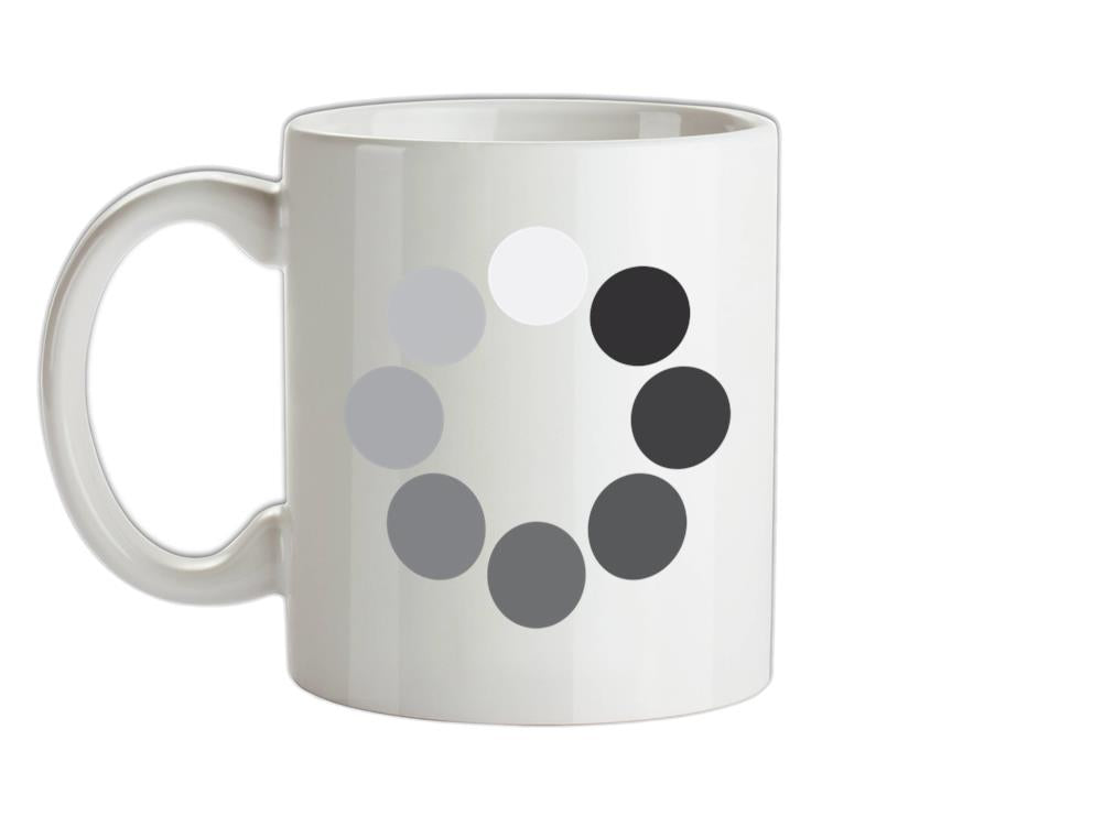 Loading Screen Buffering Circles Ceramic Mug