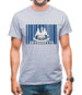 Louisiana Barcode Style Flag Mens T-Shirt