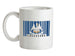 Louisiana Barcode Style Flag Ceramic Mug