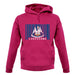 Louisiana Barcode Style Flag unisex hoodie