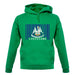 Louisiana Barcode Style Flag unisex hoodie