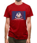 Louisiana Barcode Style Flag Mens T-Shirt