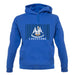Louisiana Barcode Style Flag unisex hoodie