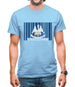 Louisiana Barcode Style Flag Mens T-Shirt