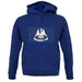 Louisiana Grunge Style Flag unisex hoodie