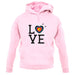 Love Archery unisex hoodie