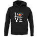 Love Archery unisex hoodie