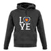 Love Archery unisex hoodie