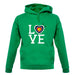 Love Archery unisex hoodie