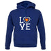 Love Archery unisex hoodie