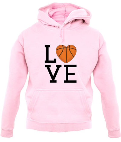 I Love Basketball unisex hoodie