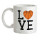 I Love Basketball Ceramic Mug