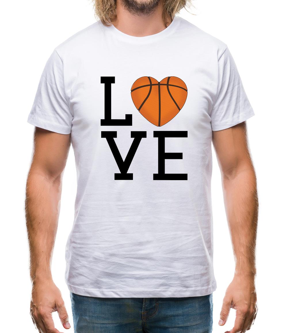 I Love Basketball Mens T-Shirt