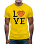 I Love Basketball Mens T-Shirt