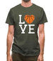 I Love Basketball Mens T-Shirt