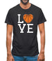 I Love Basketball Mens T-Shirt