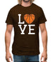 I Love Basketball Mens T-Shirt