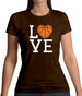 I Love Basketball Womens T-Shirt