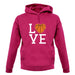 I Love Basketball Unisex Hoodie