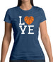 I Love Basketball Womens T-Shirt