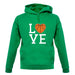 I Love Basketball Unisex Hoodie