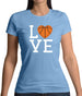 I Love Basketball Womens T-Shirt