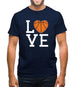 I Love Basketball Mens T-Shirt