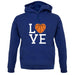 I Love Basketball Unisex Hoodie