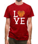 I Love Basketball Mens T-Shirt