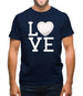 I Love Golf Mens T-Shirt