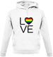 Love-Pride Flag Unisex Hoodie