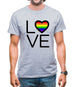 Love-Pride Flag Mens T-Shirt