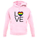 Love-Pride Flag Unisex Hoodie